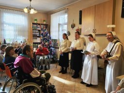 Kolęda w Bytomskim Centrum Wsparcia i DPS Wędrowiec, 28.01.2025